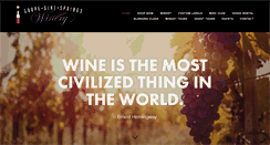 Desktop Screenshot of grapevinespringswinery.com